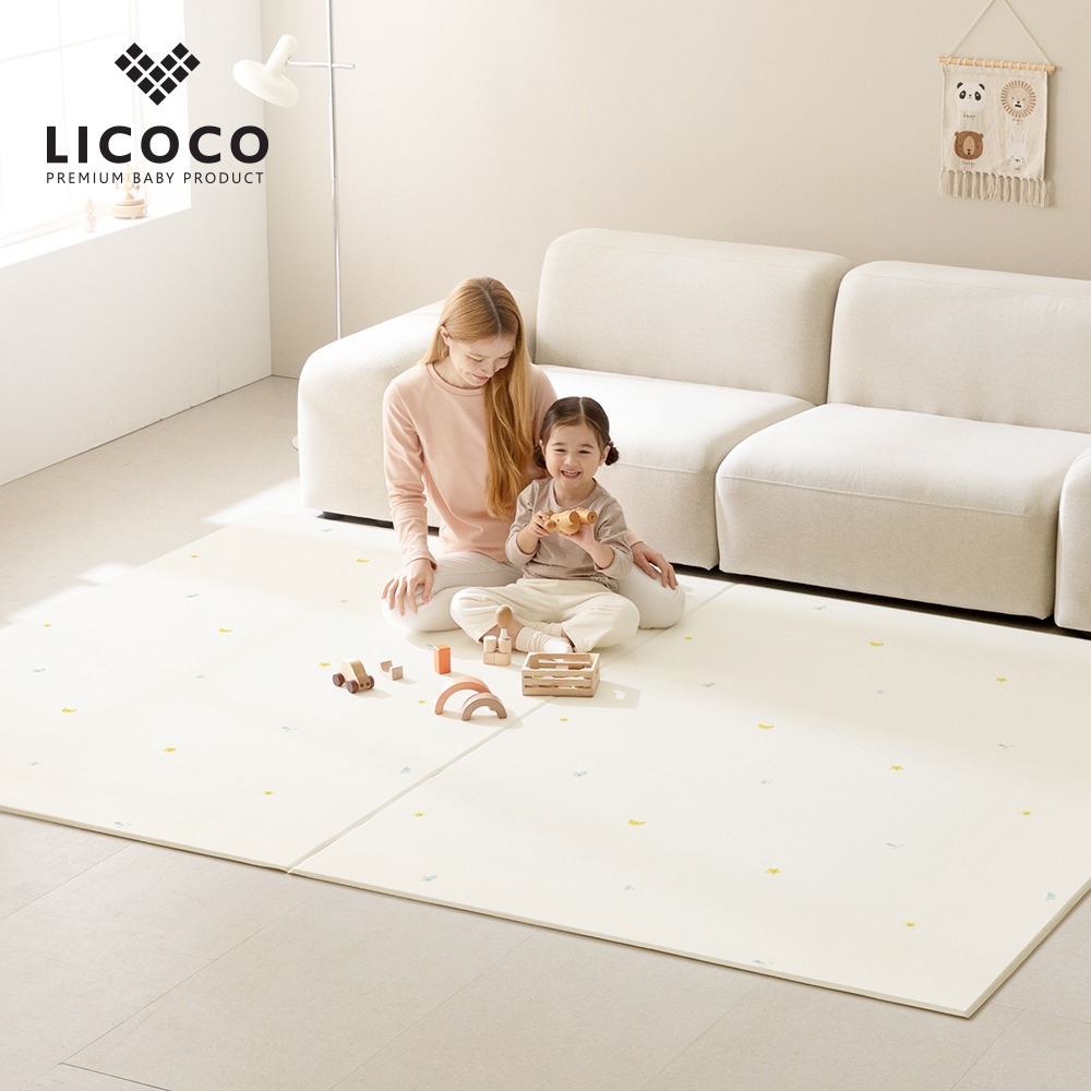 [리코코] 이모션 양면 PVC 러그 매트 170x140